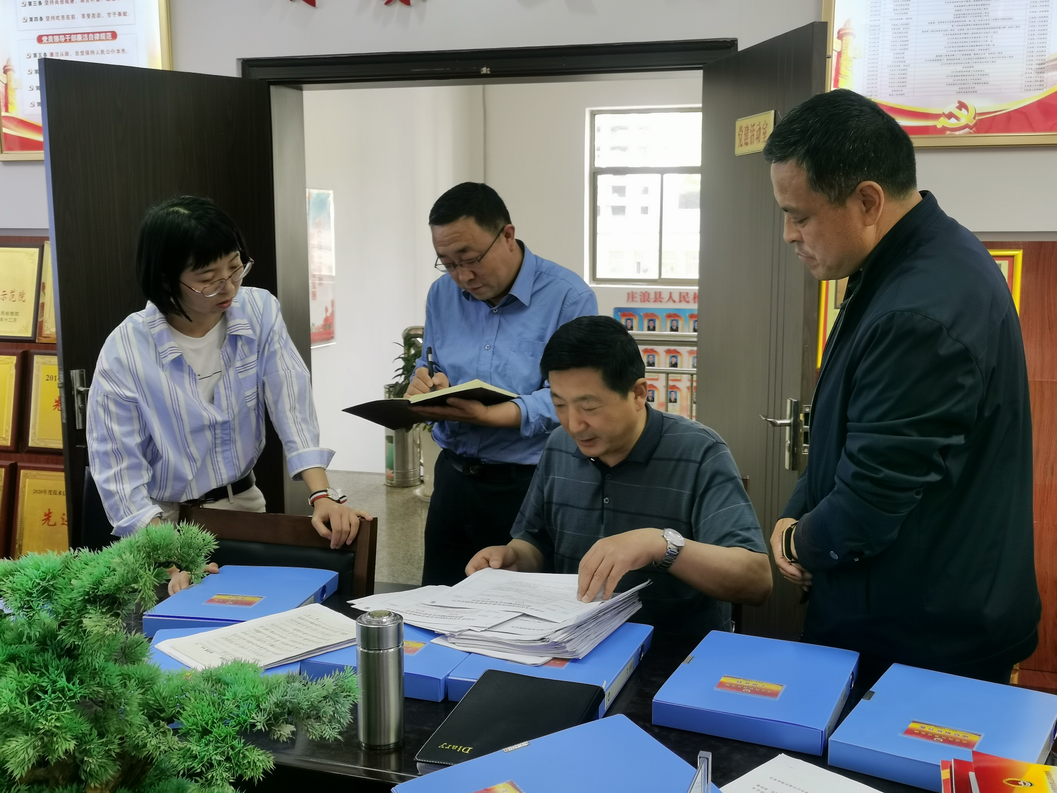 省政法队伍教育整顿第七驻点指导组检察专班督导庄浪县检察院队伍教育整顿查纠整改环节工作